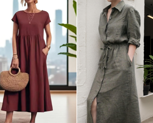 Elegant and simple dresses cover photo collage
