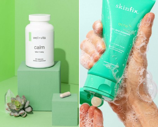 Glow-skincare✨most quality products cover photo collage