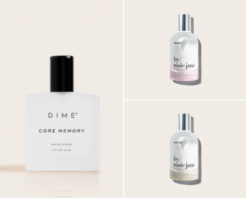 Non toxic girly perfumes cover photo collage