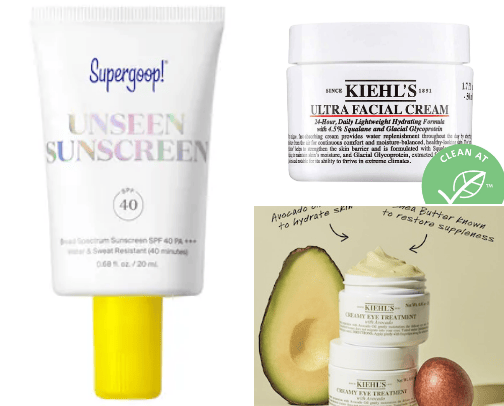 my fav skin/body care 
products cover photo collage
