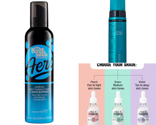 The Best Tanning Products for a Flawless, Sun-Kissed Glow cover photo collage