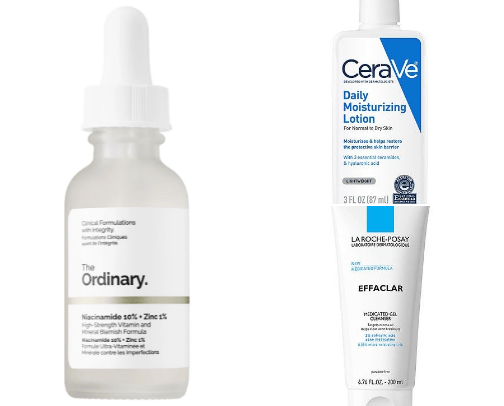 Skin care cover photo collage
