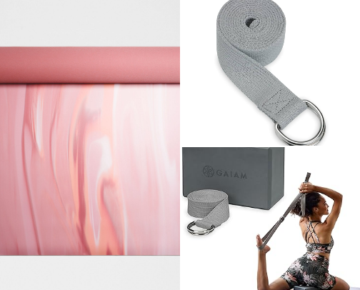 Yoga and Fitness Gear cover photo collage