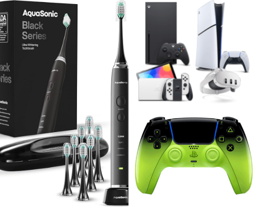 Electronics cover photo collage