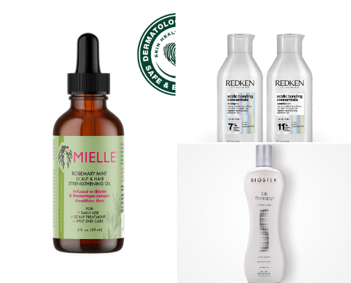 Best products for Dry Damaged Frizzy Hair cover photo collage