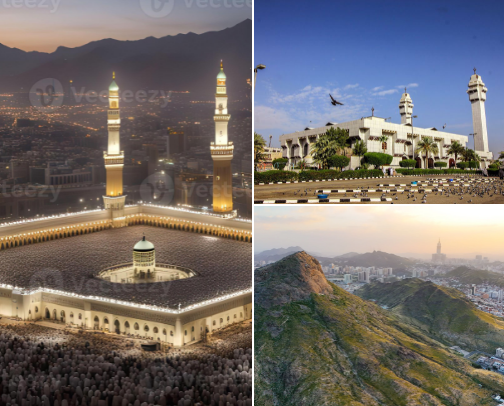 Places I Visit in My Umrah Journey cover photo collage