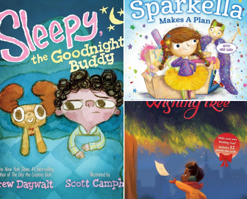 Flora's favorite bedtime stories cover photo collage