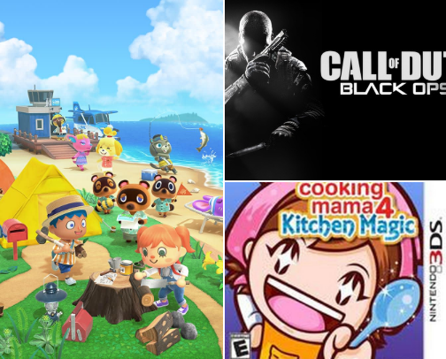 Video games for all consoles that I love cover photo collage