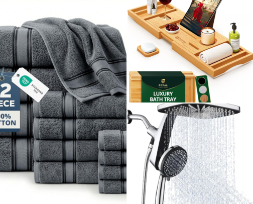 Cozy Bath Accessories That Are Worth the Money cover photo collage