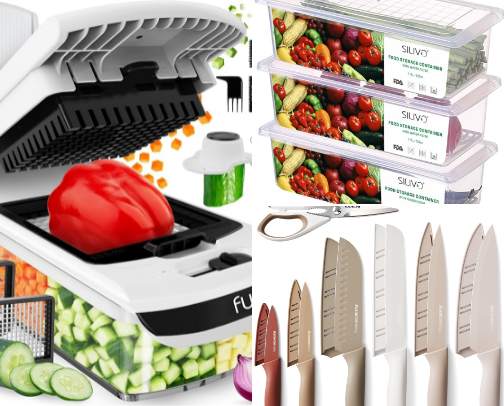 Amazing Kitchen Essentials for Cooking, Prepping and Hosting cover photo collage