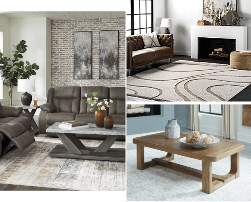 Living room essentials cover photo collage