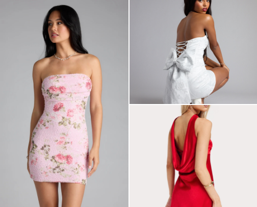 Mini Dresses for Major Moments cover photo collage