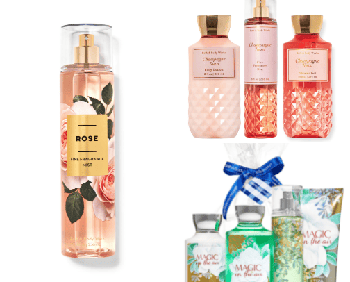 Bath and Body Works cover photo collage