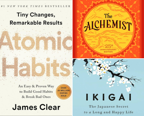 Self-Progress Book Recos cover photo collage