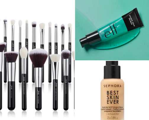 Products to make your makeup POP 🍒 cover photo collage