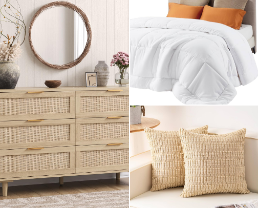 Boho room cover photo collage