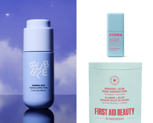 Keys to Glowy Skin cover photo collage