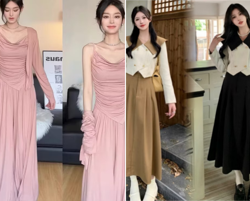 Korean Fashion, Effortless Beauty cover photo collage
