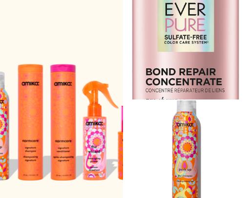 Hair care cover photo collage