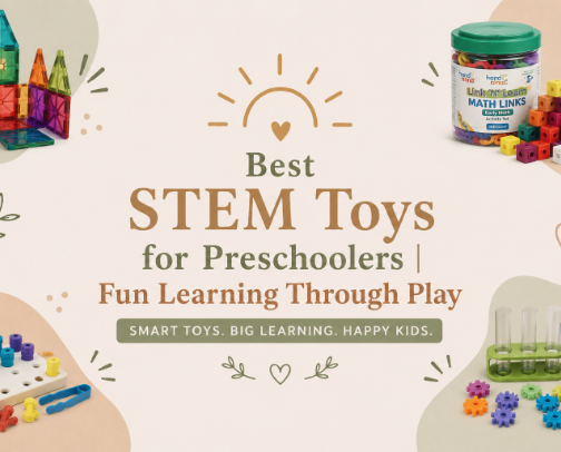 Best STEM Toys for Preschoolers | Fun Learning Through Play cover photo collage