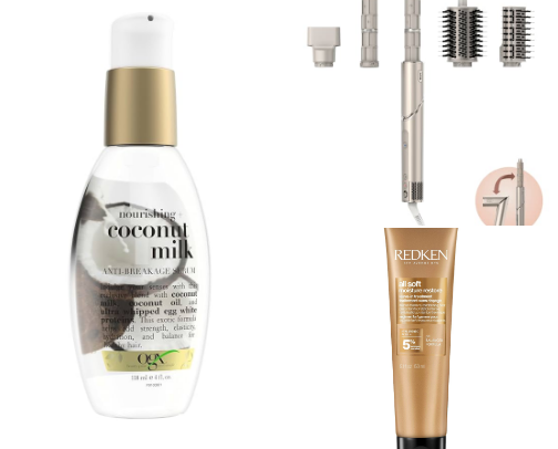 My favorite hair products and tools cover photo collage