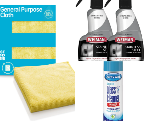 Cleaning products🧼 cover photo collage