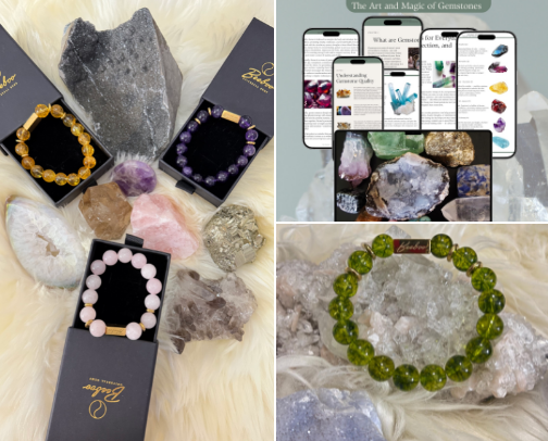 Gems and Crystals🤩💎 cover photo collage