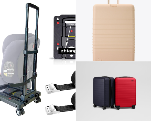 Items to make your travel day a little bit smoother cover photo collage