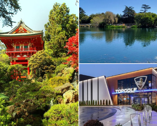 Must-visit Bay Area adventures cover photo collage