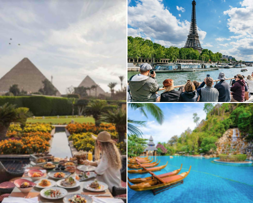 Travel Picks for Your Next Getaway cover photo collage