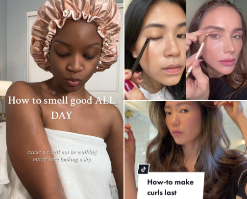 Underrated TikTok Beauty Hacks cover photo collage