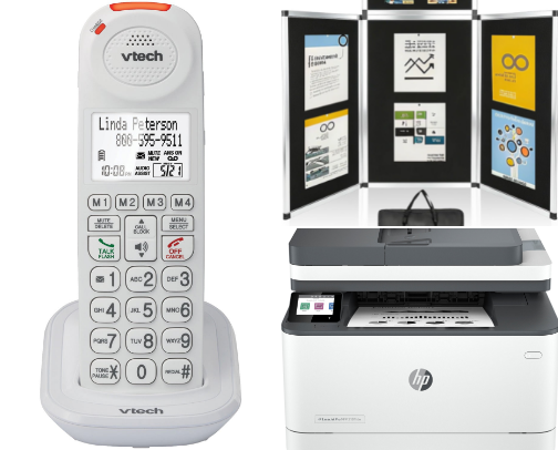 Office Electronics that improve Workflow cover photo collage
