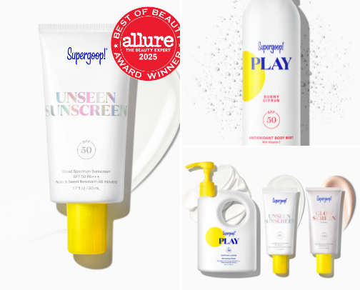 Glow + Protect with Supergoop! cover photo collage