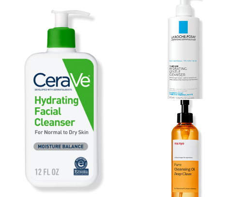 Best skincare products ✨️ cover photo collage