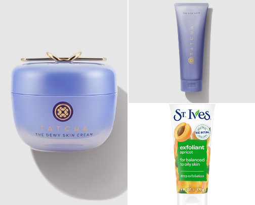 Clear, Clean and Glowy Skincare Must Haves cover photo collage