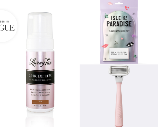 Self Tan Must haves cover photo collage