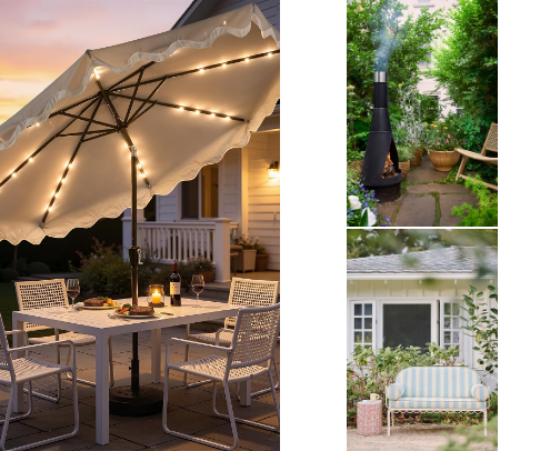 Backyard Garden cover photo collage