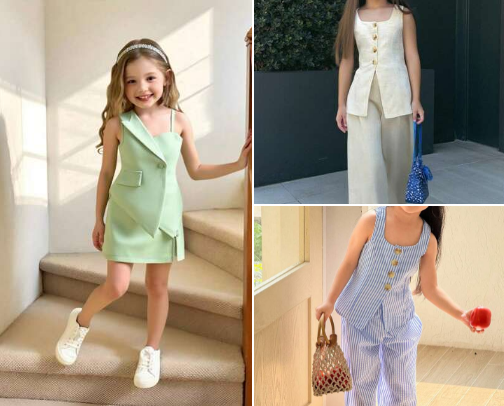 Trendy kids; every day style staples cover photo collage