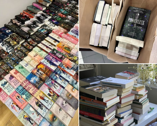 Max's library cover photo collage