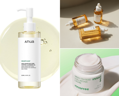 must have korean skincare products — for smooth and clear skin 🧏‍♀️✨ cover photo collage