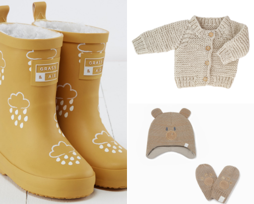 Warm baby, happy baby cover photo collage