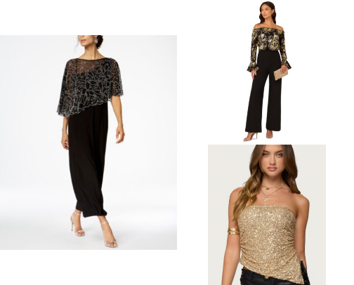 Great Looks for New Year's Eve cover photo collage