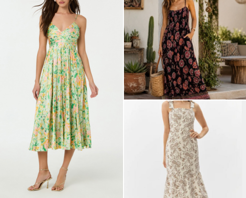 👗✨ Dress up, feel beautiful, and make every moment your own. 💕 Find the perfect dress for every occasion! cover photo collage