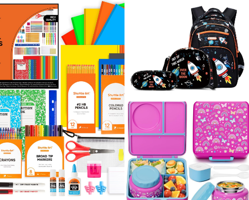 Back to School Essentials cover photo collage