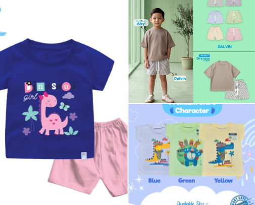 Rekomendasi baju anak👶❤️✨ cover photo collage