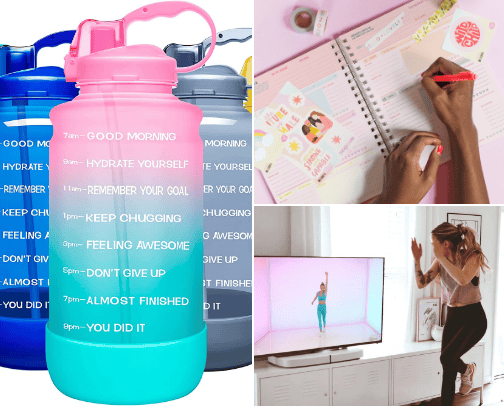 New Years Productivity cover photo collage