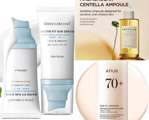 All about the Glassy Look for All Face Types - Asian Korean Products cover photo collage