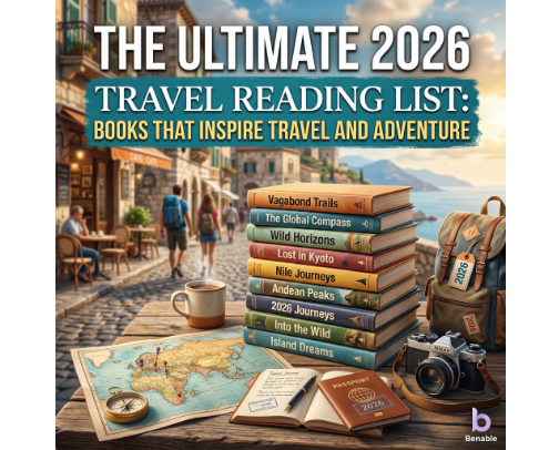 The Ultimate 2026 Travel Reading List: Books That Inspire Travel and Adventure cover photo collage