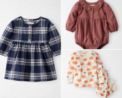 Baby Girl Fall Clothes I Love cover photo collage