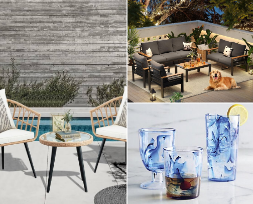 Patio Vibes & Backyard Energy cover photo collage